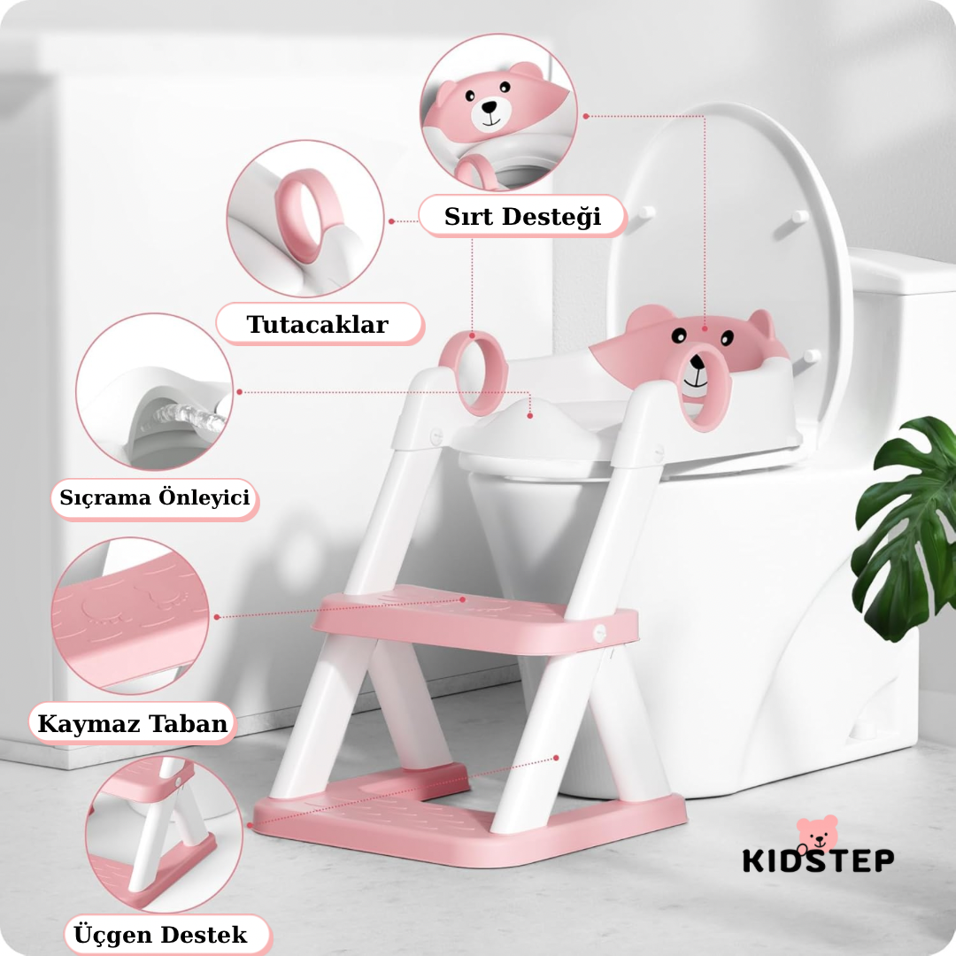 KİDSTEP™ Tuvalet Eğitim Koltuğu